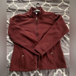 Women’s Burgundy Columbia Fleece SZ LG